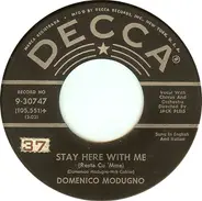 Domenico Modugno - Stay Here With Me (Resta Cu 'Mme) / Io