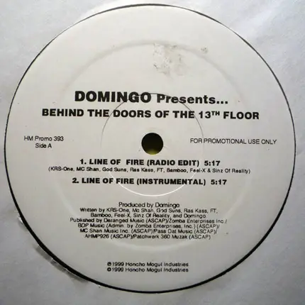 Domingo Presents Various - Behind The Doors Of The 13th Floor
