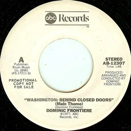 Dominic Frontiere - Washington: Behind Closed Doors (Main Theme)