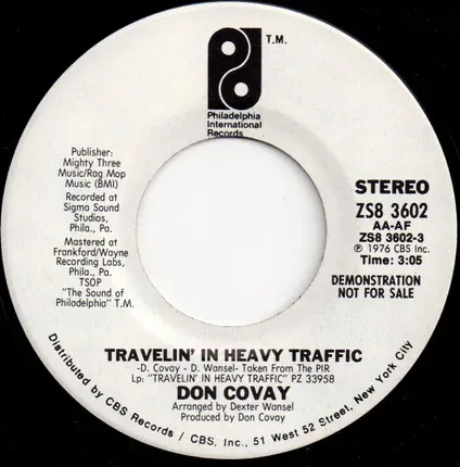 Don Covay - Travelin' in Heavy Traffic