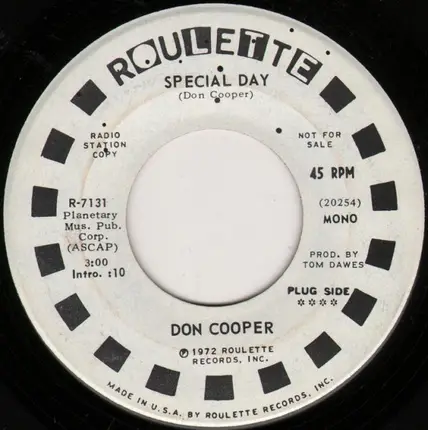 Don Cooper - Special Day