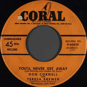 Don Cornell - You'll Never Get Away / The Hookey Song