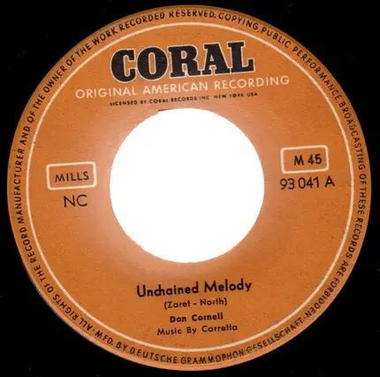 Don Cornell - Unchained Melody