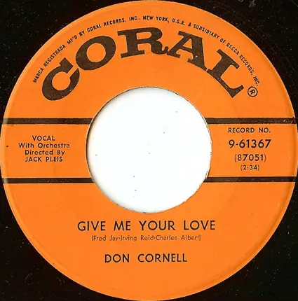 Don Cornell - When You Are In Love