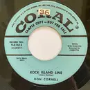 7inch Vinyl Single - Don Cornell - Rock Island Line - Promo