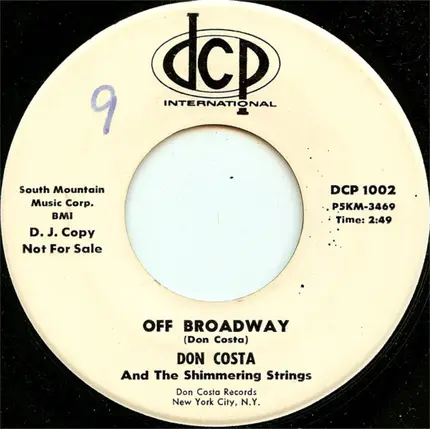 Don Costa And The Shimmering Strings - The Love Song Of Tom Jones