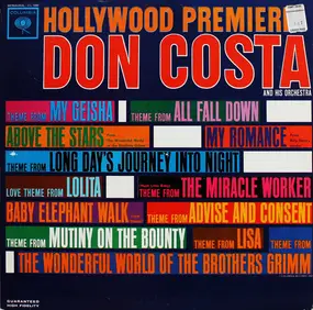 Don Costa - Hollywood Premiere!