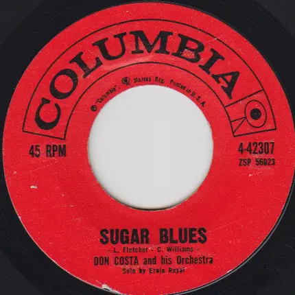 Don Costa Orchestra - Flamenco Guitar / Sugar Blues