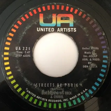 Don Costa's Orchestra And Chorus - Theme From 'The Unforgiven'