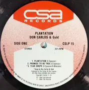 LP - Don Carlos And Gold - Plantation