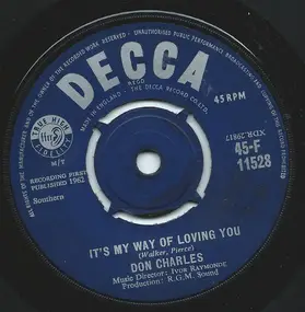 Don Charles - It's My Way Of Loving You