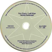 CD - Don Cherry / Latif Ahmed Khan - Music / Sangam - Digipak