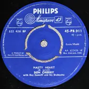 Don Cherry With Ray Conniff & His Orchestra - Hasty Heart / I Look For A Love