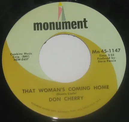 Don Cherry - The Days Of Sand And Shovels / That Woman's Coming Home