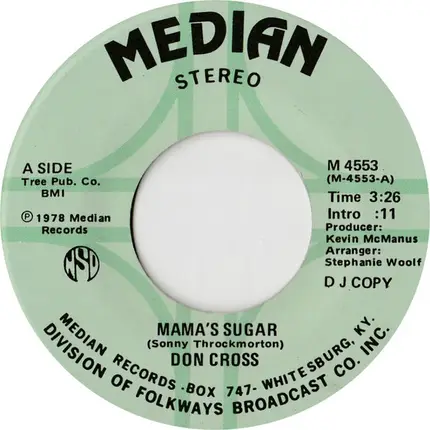 Don Cross - Mama's Sugar