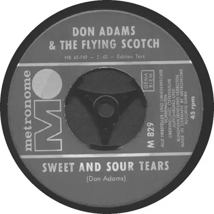 Don Adams & The Flying Scotch - Oop-Poo-Pah-Doo