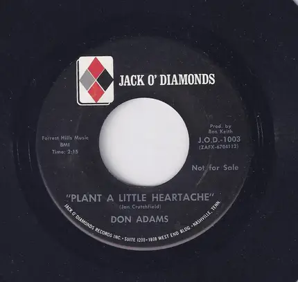 Don Adams - Why I Still Love You / Plant A Little Heartache