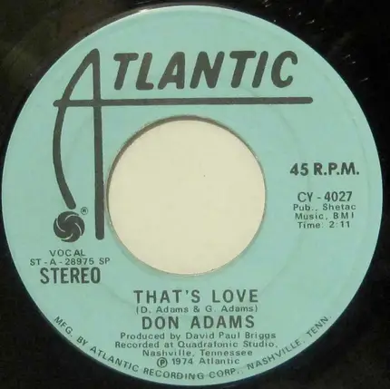 Don Adams - That's Love