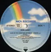 12inch Vinyl Single - Don Airey - Julie (If You Leave Me)