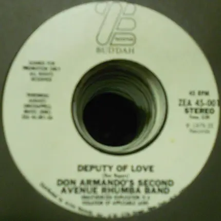 Don Armando's Second Avenue Rhumba Band - Deputy Of Love