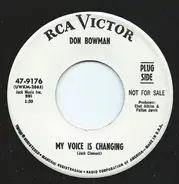 Don Bowman - My Voice Is Changing