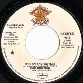 Don Bowman - Willon And Waylee