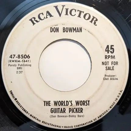 Don Bowman - I Fell Out Of Love With Love