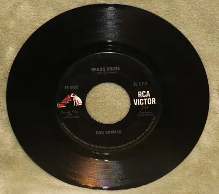 Don Bowman - Wrong House / Graduation Day