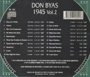 CD - Don Byas - 1945, Vol. 2
