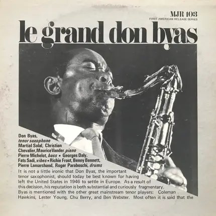 Don Byas - Le Grand Don Byas