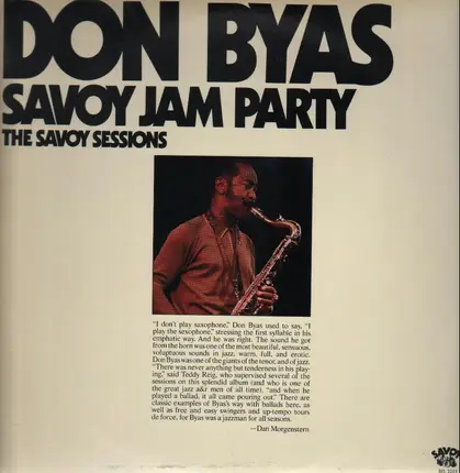 Don Byas - Savoy Jam Party