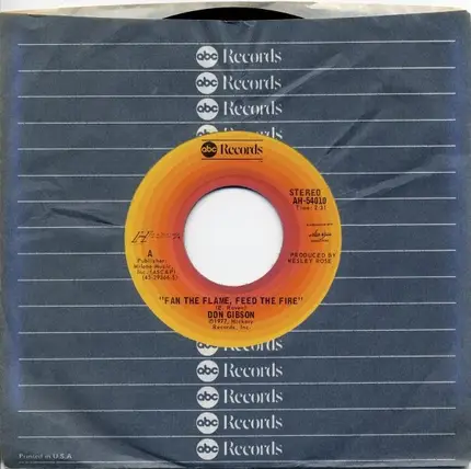 Don Gibson - Fan The Flame, Feed The Fire
