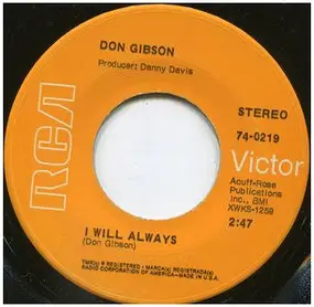 Don Gibson - I Will Always