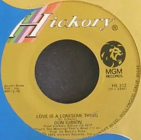 Don Gibson - Love Is A Lonesome Thing