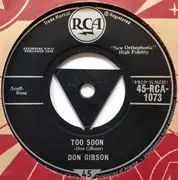 7inch Vinyl Single - Don Gibson - Too Soon