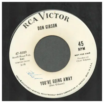 Don Gibson - You're Going Away
