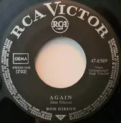 7inch Vinyl Single - Don Gibson - Again / You're Going Away - Mono