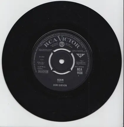Don Gibson - Again / You're Going Away