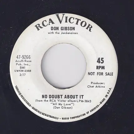 Don Gibson - All My Love