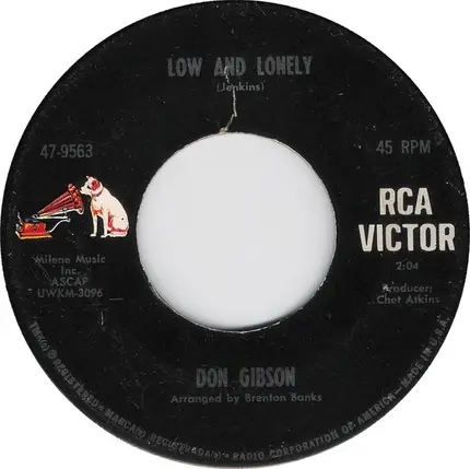 Don Gibson - It's A Long, Long Way To Georgia / Low And Lonely