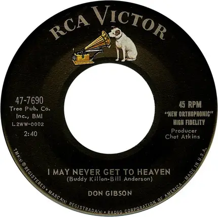 Don Gibson - Just One Time