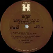 LP - Don Gibson - The Fabulous Don Gibson
