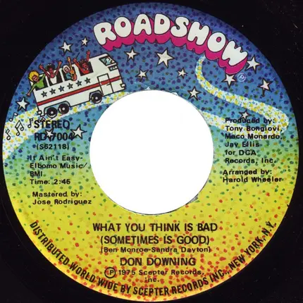 Don Downing - I'm Not Lovin' (Disco Version) / What You Think Is Bad (Sometimes Is Good)