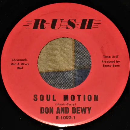 Don & Dewey - Soul Motion / Stretchin' Out