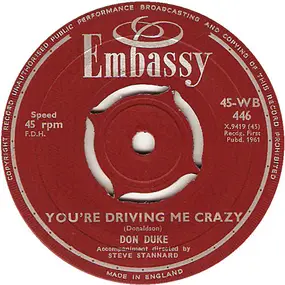 Don Duke - You're Driving Me Crazy / Gee Whiz It's You