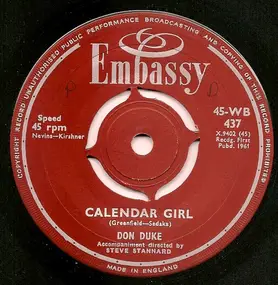 Don Duke - Calendar Girl / Walk Right Back