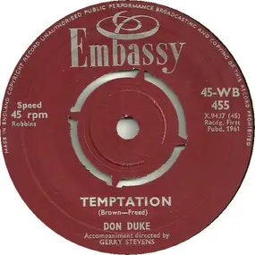Don Duke - Temptation / Breaking In A Brand New Broken Heart
