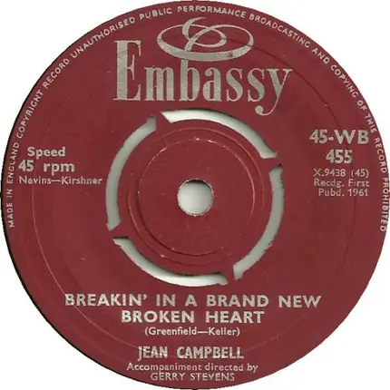 Don Duke / Jean Campbell - Temptation / Breaking In A Brand New Broken Heart
