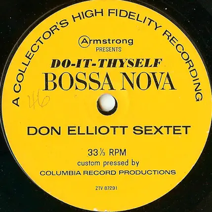 Don Elliott Sextet - The Driftstone Bossa Nova / Do-It-Thyself Bossa Nova