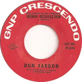 Don Fardon - (The Lament Of The Cherokee) Indian Reservation